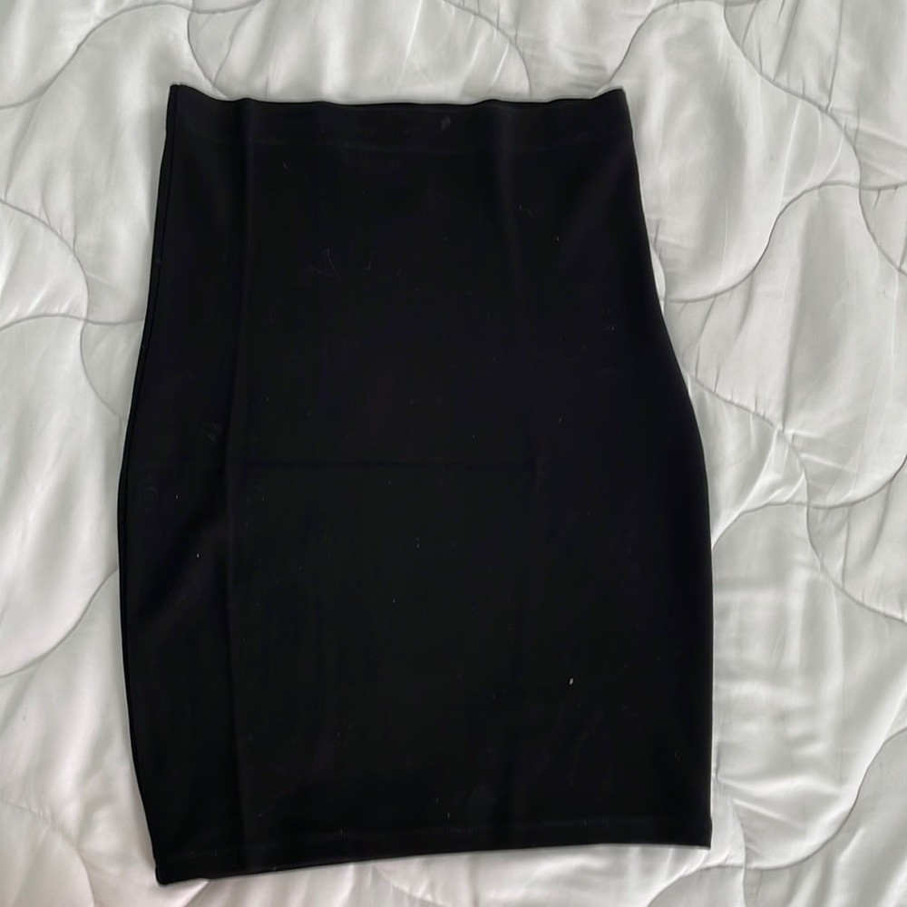 Seamless pencil spandex maternity skirt